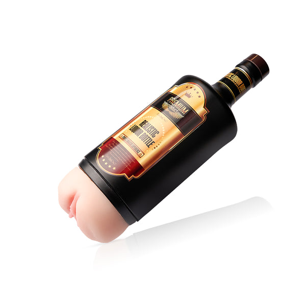 Rum Bottle-Like Manual Masturbator Cup