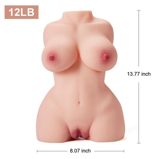 12.7lb Big Bold Boobs Upstanding Hot Curvy Sex Doll Male Masturbator