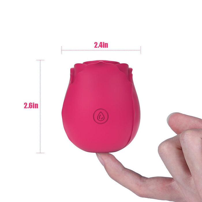 Acmejoy 7-Frequency Suction Ruby Rose Oral Sex Clitoral Stimulator Vibrator