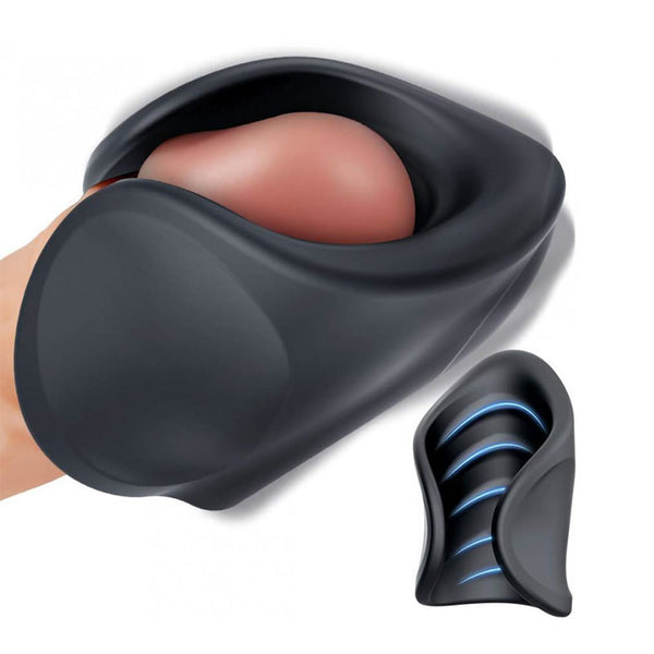 Acmejoy Handheld Flexible 10 Vibrating Male Masturbation Cup