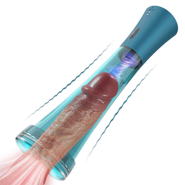 Aiden 3 Sucking Transparent Vacuum Penis Pump